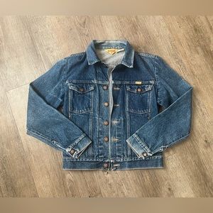 Vintage Rustler by Wrangle Jean jacket made in the USA
